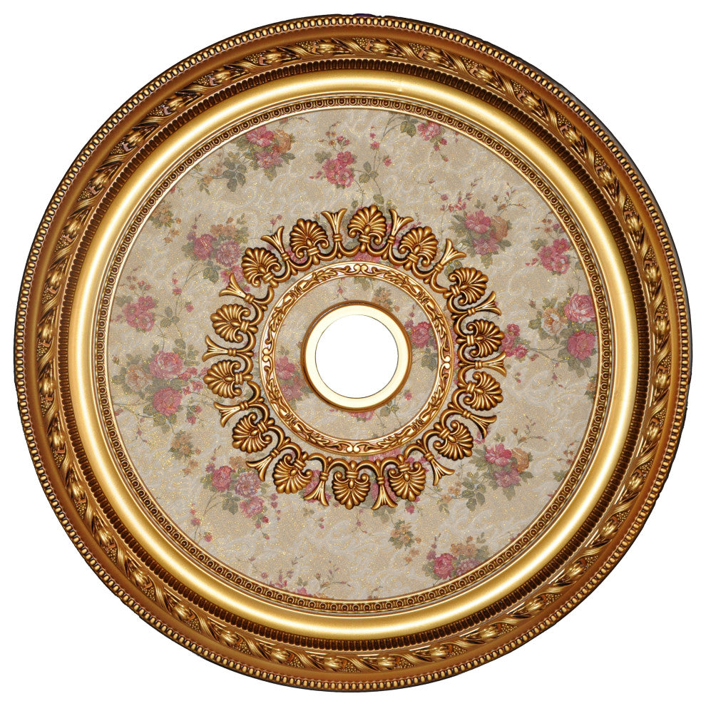 Artistry Lighting, Round 32" Antique Gold Ceiling Medallion  (ART80-F-001)