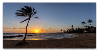 Pierre Leclerc 'Poipu Sunset' Canvas Art, 24x12