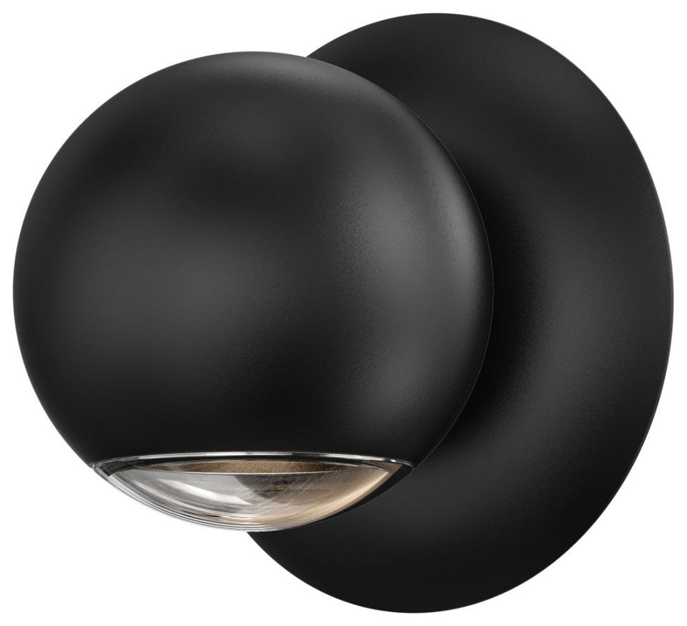 Sonneman 7500 Hemisphere 5" Tall LED Wall Sconce - Textured Black