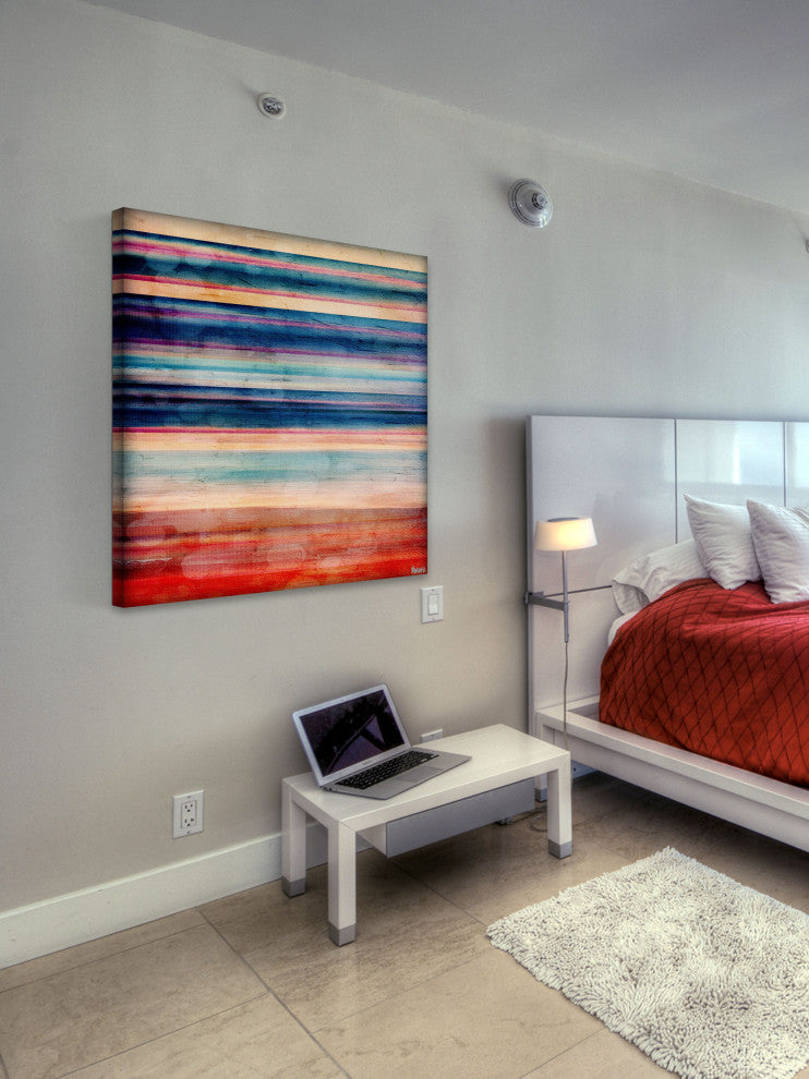 "Saranda" Print on Canvas, 40"x40"