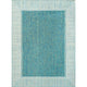 Nuloom Asha Simple Border Indoor/Outdoor Area Rug, Teal 9'6"x12'