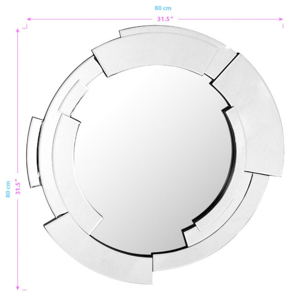 Silver Expanse Wall Mirror