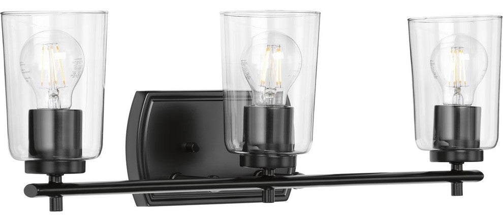 Adley Collection 3-Light Bath and Vanity, Black
