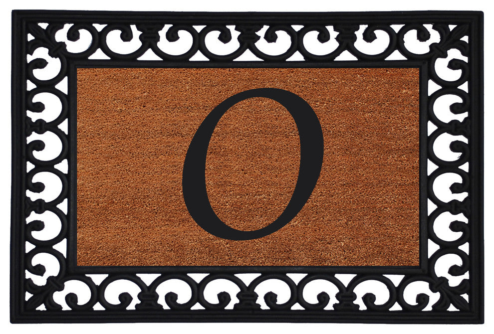 Monogram Insert Doormat 19"x25", Letter O