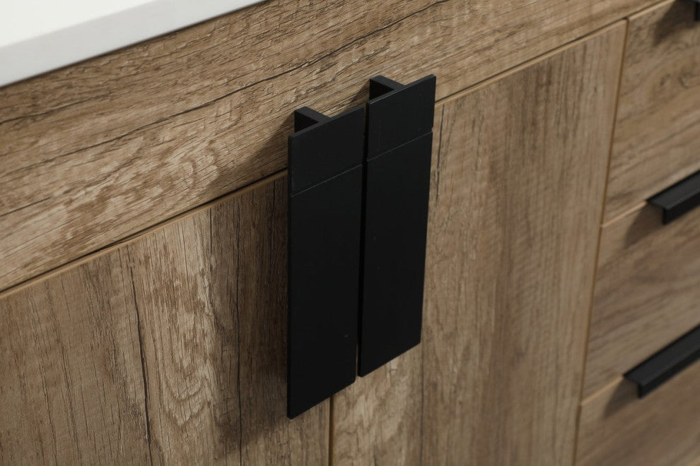 Home Living 22" Modern Natural Oak-Light Bathroom Vanity