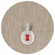Bamboo Table Mat Round, Oat