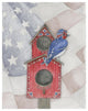 "Americana Birdhouse V" Digital Paper Print by Elyse DeNeige, 30"x37"