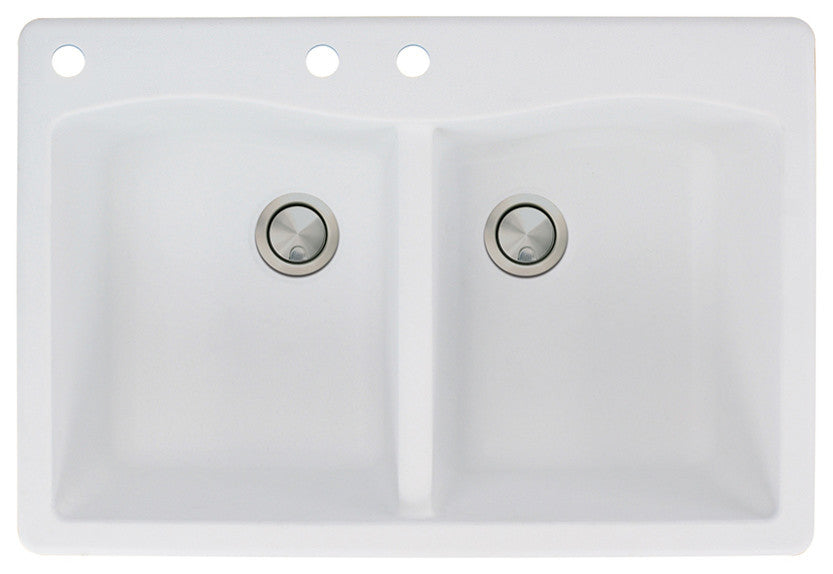 Transolid Aversa, White, 22"x33"x9.5"