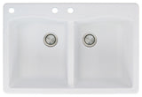 Transolid Aversa, White, 22"x33"x9.5"