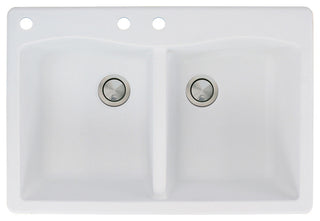 Transolid Aversa, White, 22"x33"x9.5"