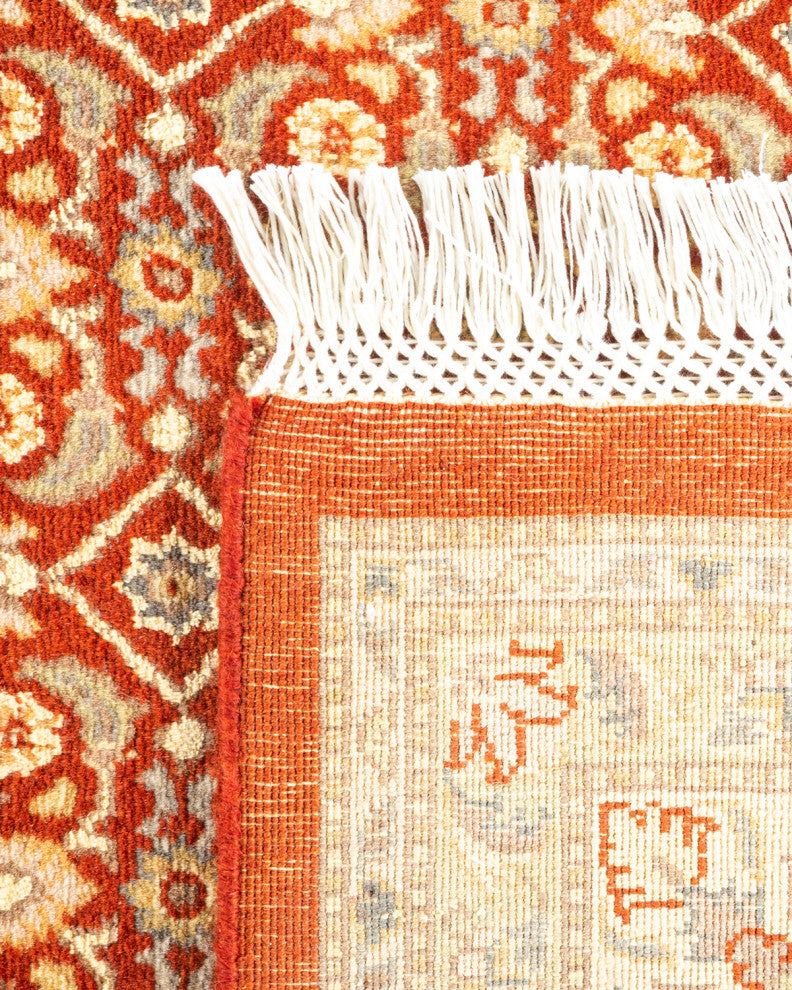 Mogul, One-of-a-Kind Hand-Knotted Area Rug Orange, 5' 8" x 8' 5"