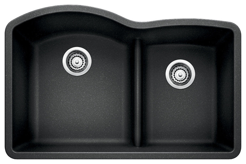 Blanco 441590 Diamond Anthracite - double-bowl sink 32"X20" Silgranit