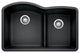 Blanco 441590 Diamond Anthracite - double-bowl sink 32"X20" Silgranit