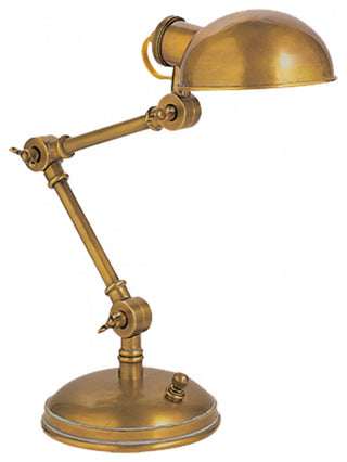 The Pixie Desk Lamp, 1-Light, Hand-Rubbed Antique Brass, 18.5"H