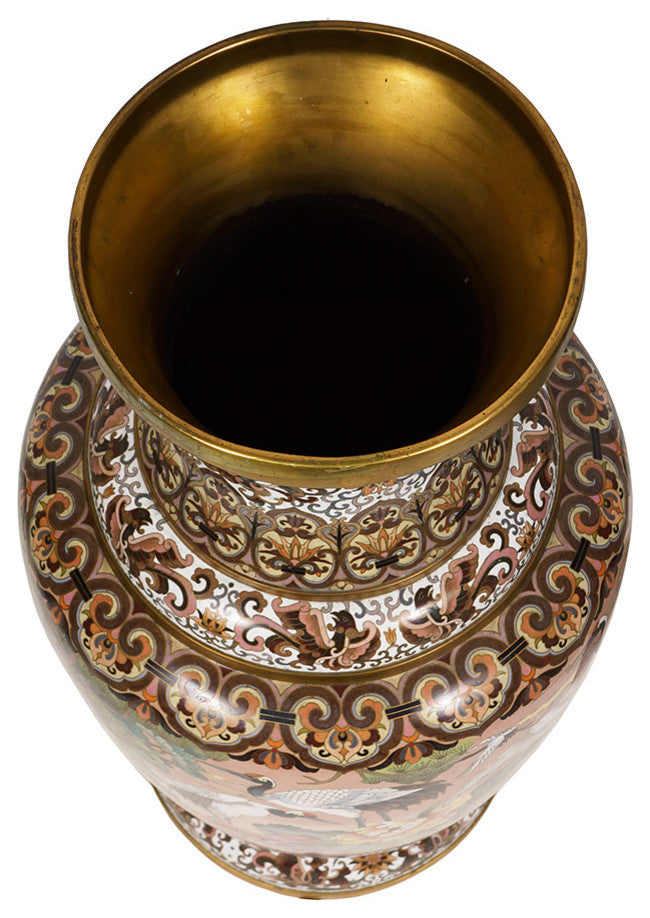 Consigned Antique Chinese Cloisonne Vase
