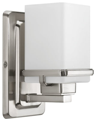 Progress Lighting P2193-09 Metric 1-Light Bath, Brushed Nickel, Brushed Nickel