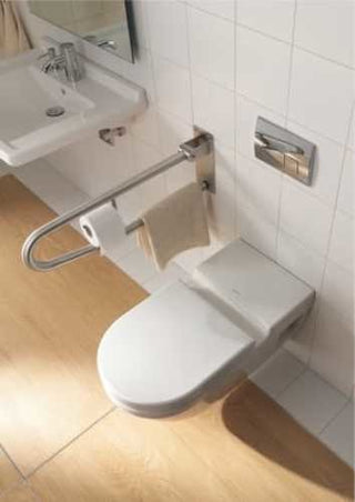 Duravit 006389 Starck 3 D-Shape Closed-Front Toilet Seat - White