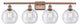 Innovations Lighting 516-4W-AC-G124-8 Athens 4 Light 36" Bath Vanity Light