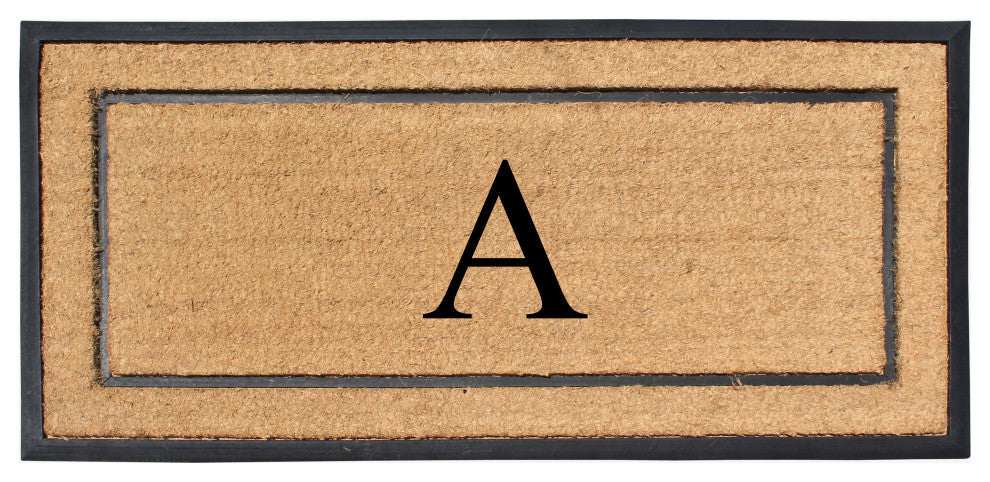 A1HC Monogrammed Door Mats, 24"� x 48"�, Durable Large Welcome Heavy Duty, A