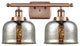 Innovations 916-2W-AC-G78-LED 2-Light Bath Vanity Light, Antique Copper