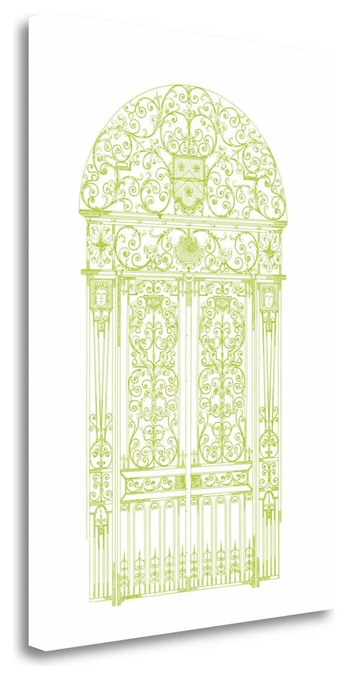 "English Garden II" By Wild Apple Portfolio, Giclee Print on Gallery Wrap Canvas
