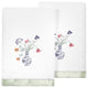 Linum Home Textiles 100% Turkish Cotton STELLA 2PC Embellished Bath Towel Set
