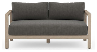 Sonoma Outdoor Sofa-60"-Brown/Charcoal