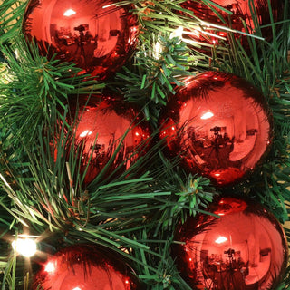 Red Glass Ball Hanging Ornament | 50MM