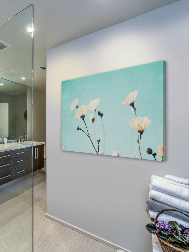 Marmont Hill, "Aqua Breeze" by Morgan Hartley Painting on Wrapped Canvas, 45x30