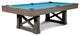 Nora 8' Slate Pool Table, Charcoal