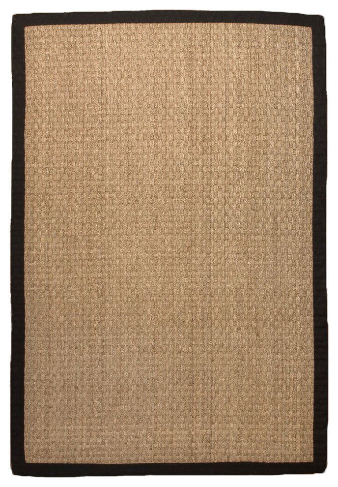 Lancaster Hand-crafted Seagrass Contemporary Area Rug, 9' X 12', Contemporary