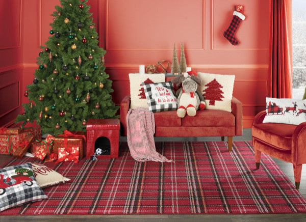Nourison Grafix 3' x 5' Red Rustic Indoor Area Rug