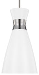 Heath Pendant, Polished Nickel