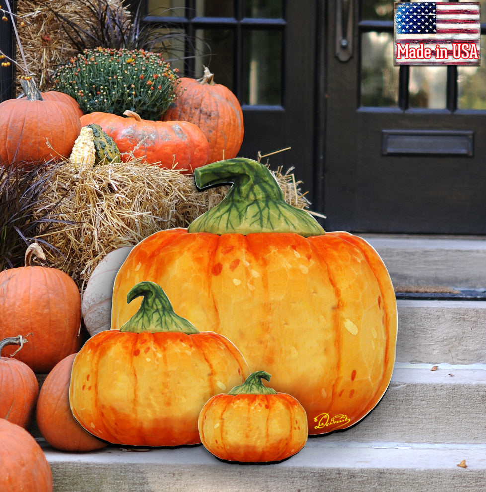 Stacking Pumpkins Door Hanger