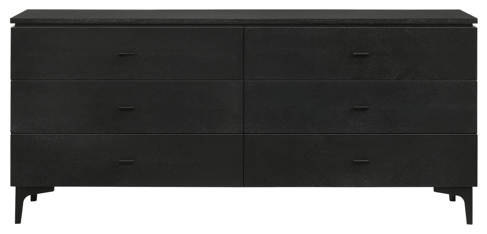 Legend 4-Piece Gray Fabric Queen Platform Bedroom Set, Dresser and Nightstands