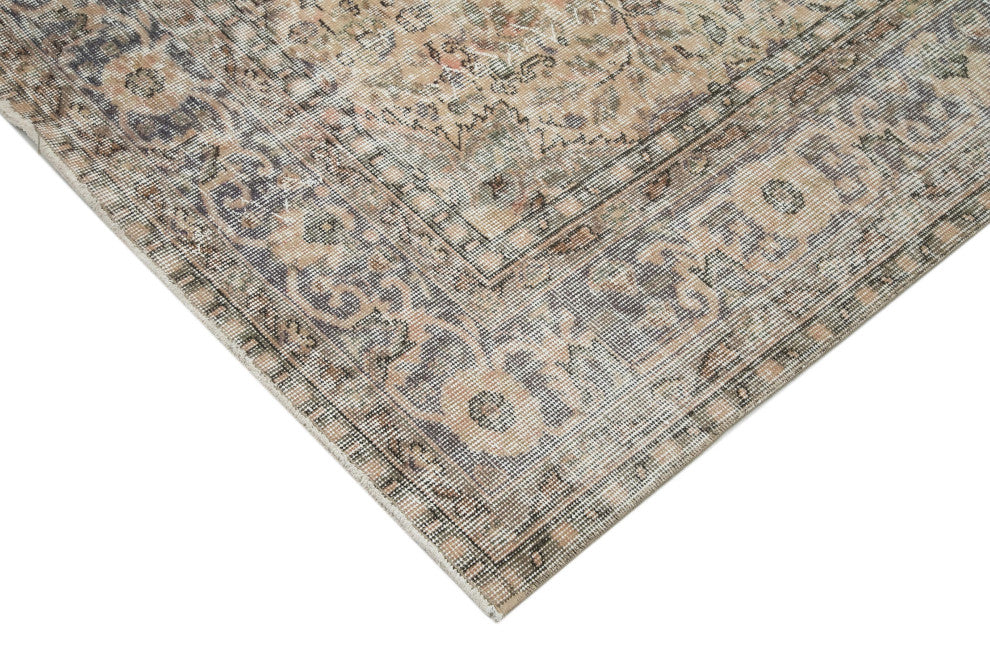 Rug N Carpet - Handwoven Anatolian 6' 11" x 10' 4" Rustic Vintage Rug
