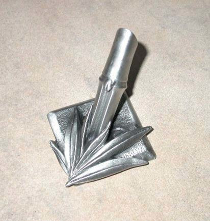 Bamboo Towel Hook, Antique Bronze