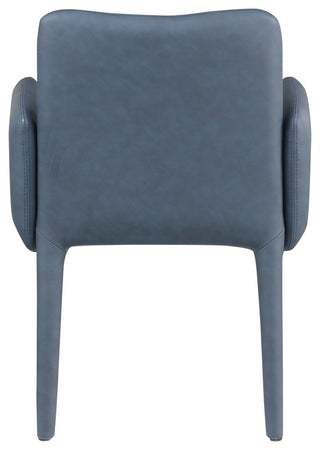 Pelle Faux Leather Accent/Dining Chair, Navy