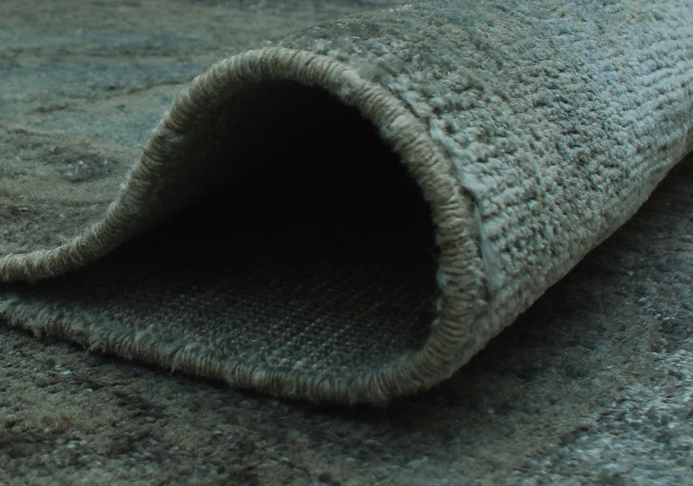 Overdyed Fine Chobi Munisa Gray Rug, 8''10x11''8