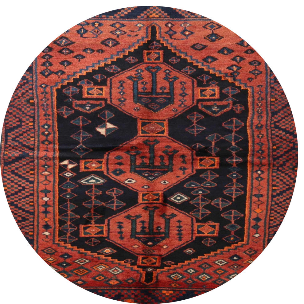 Ahgly Company Indoor Round Traditional Area Rugs, 3' Round