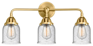 Small Bell Bath Vanity Light, Satin Gold, Seedy, Seedy