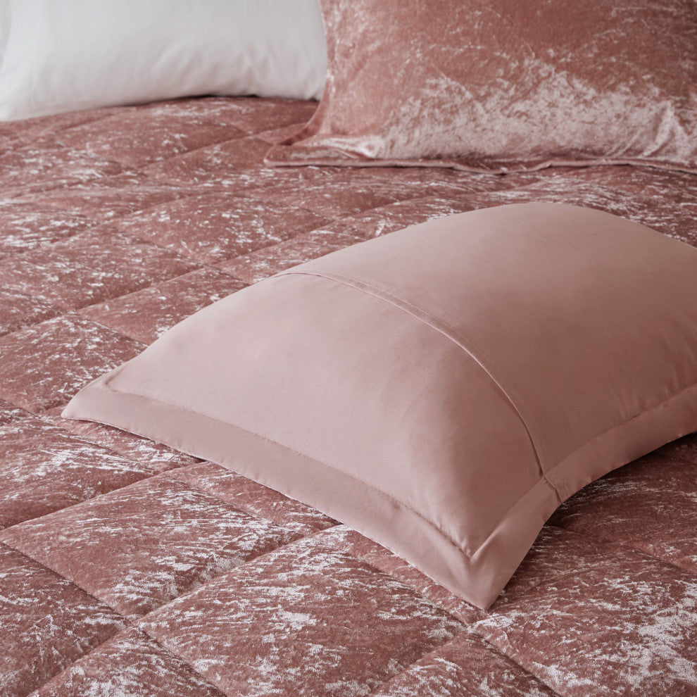 Intelligent Design Felicia Crushed Velvet 4-Piece Comforter Set