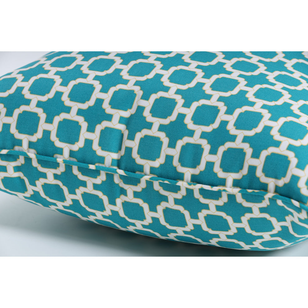 Hockley Teal 25" Floor Pillow