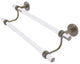 Clearview 36" Double Towel Bar, Antique Brass