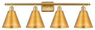 Ballston Cone Bath Vanity Light, Satin Gold, Satin Gold