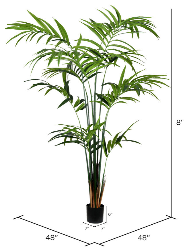 Vickerman 8'' Artificial Potted Kentia Palm