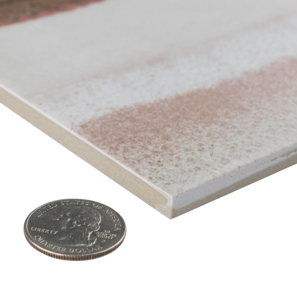 Matter Canvas Bone Red Porcelain Floor and Wall Tile
