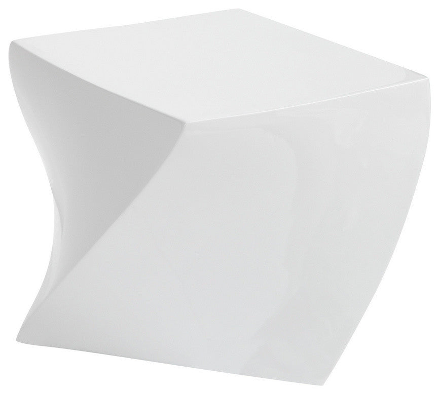 Modern Classics Cube Ottoman, White