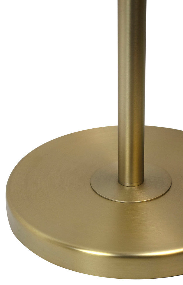 69" Plated Gold Task Floor Lamp