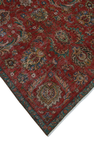 Fine Vintage Distressed Asuman Red Rug